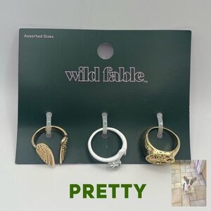 NIP Wild Fable 3 Ring Set
